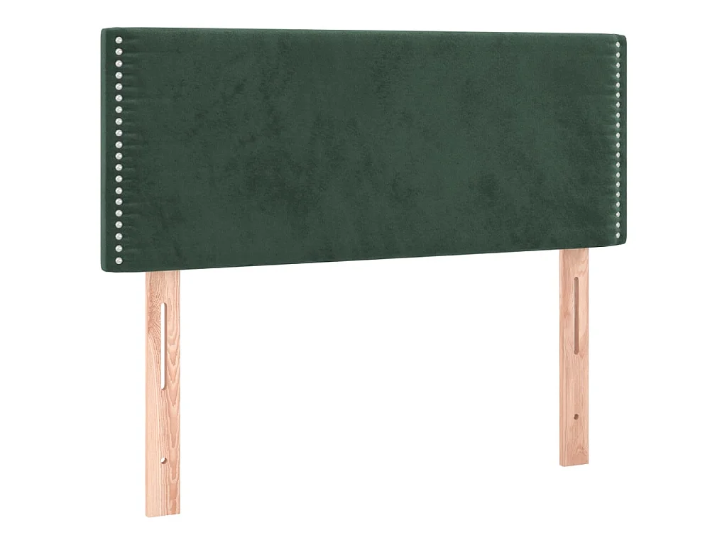 Cabeceira de cama veludo 80x5x78/88 cm verde-escuro PT473027