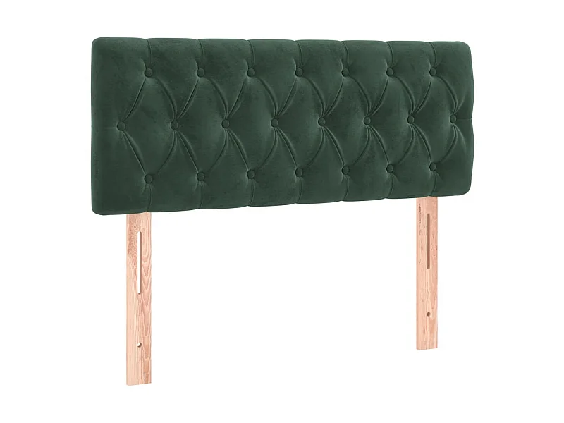 Tête de lit Vert foncé 90x7x78/88 cm Velours POI86988 BonneVie Meuble