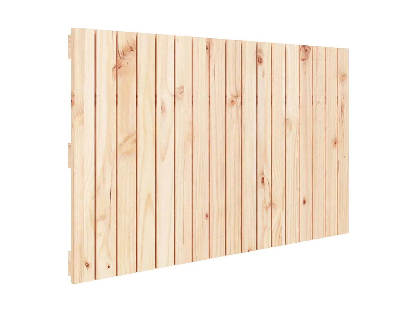 Testiera | Testata del letto da Parete 108x3x60 cm in Legno Massello di Pino