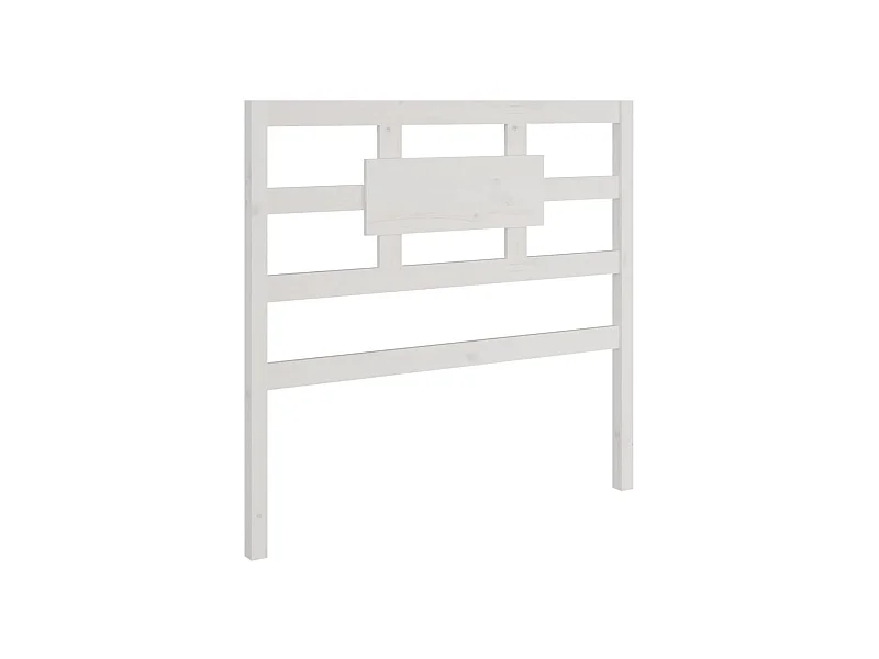 Tête de lit Blanc 95,5x4x100 cm Bois massif de pin POI73455 BonneVie Meuble