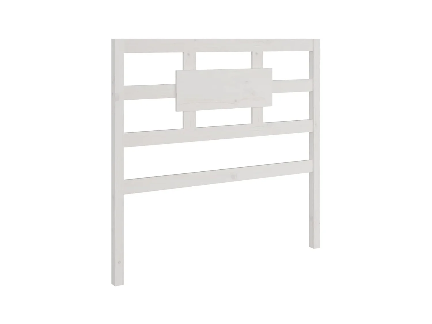 Tête de lit Blanc 95,5x4x100 cm Bois massif de pin POI73455 BonneVie Meuble
