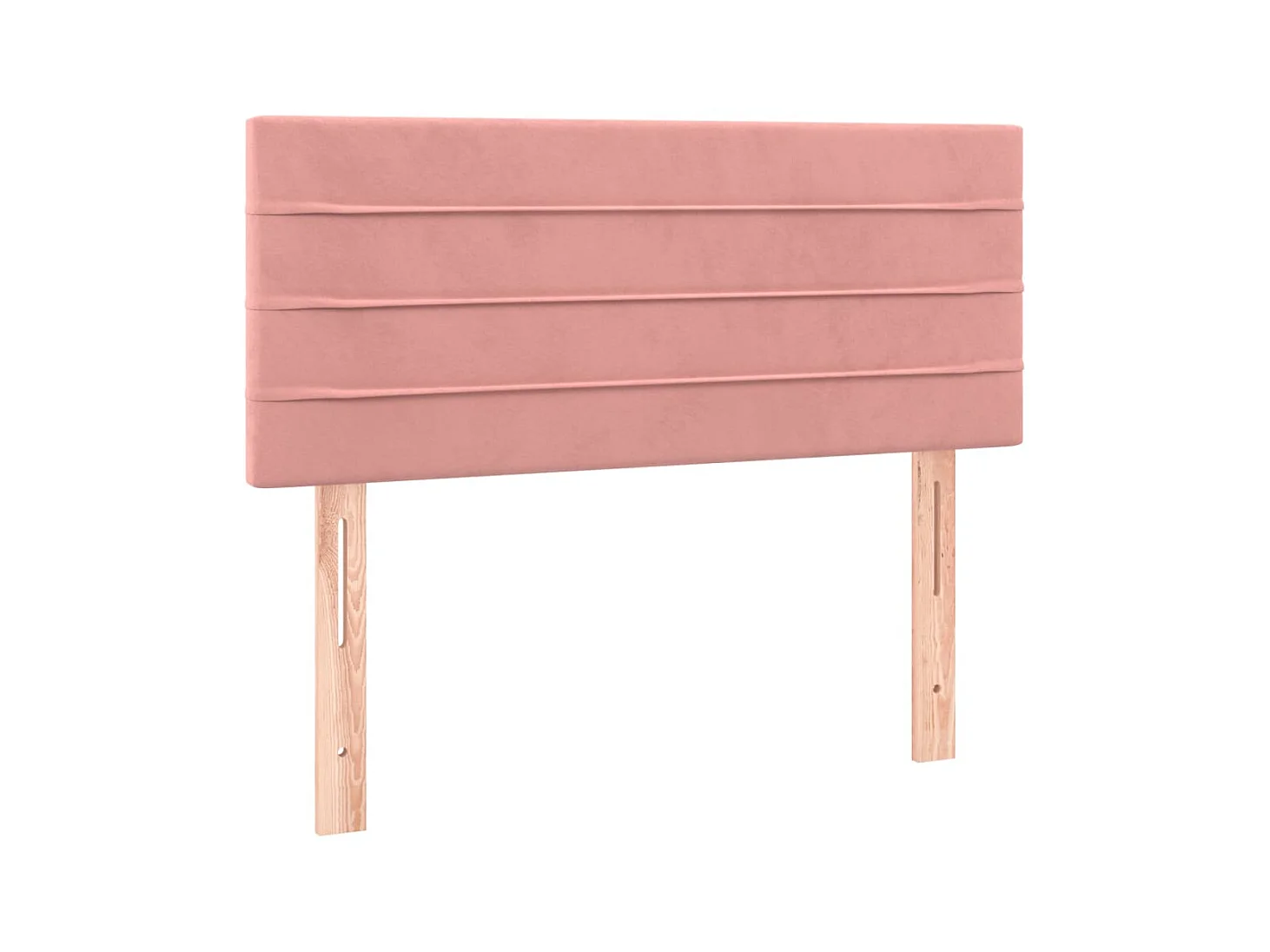 Testiera | Testata del letto Rosa 90x5x78/88 cm in Tessuto