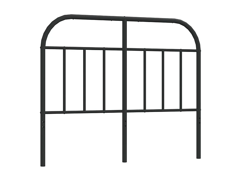 Tête de lit métal noir 120 cm POI73892 BonneVie Meuble
