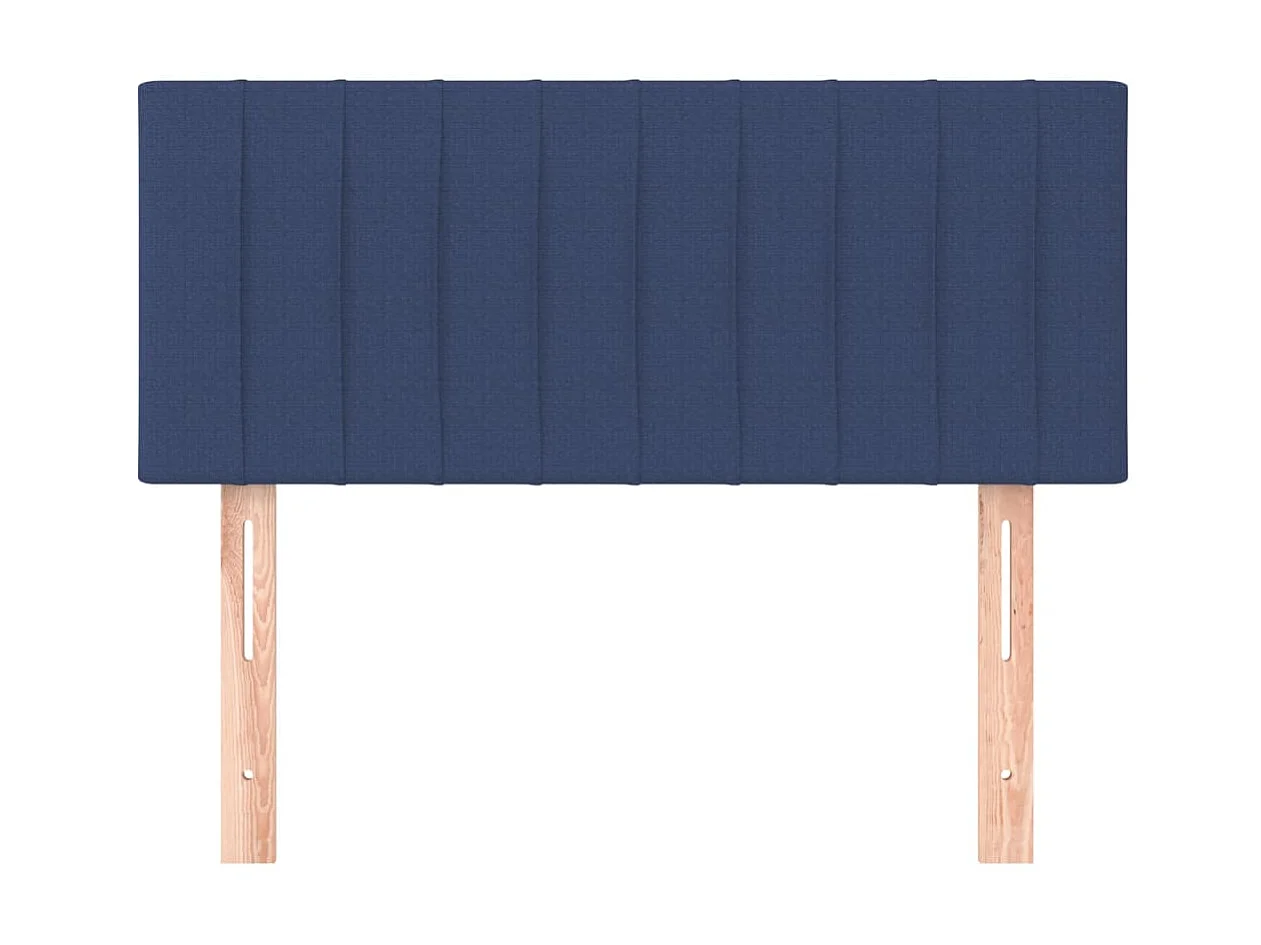 Tête de lit Bleu 80x5x78/88 cm Tissu POI38982 BonneVie Meuble