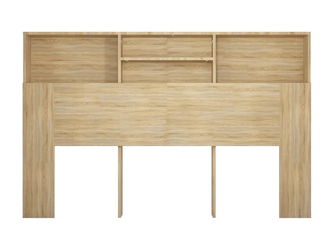 Armoire de tête de lit Chêne sonoma 160x19x103,5 cm POI83269 BonneVie Meuble