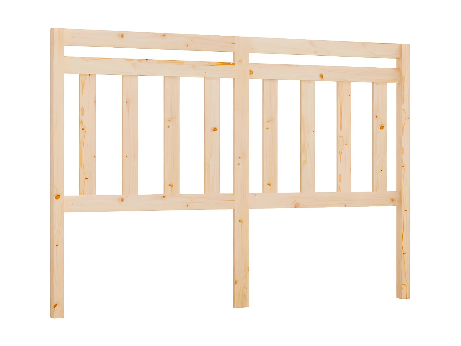 Tête de lit 140x4x100 cm Bois massif de pin POI73659 BonneVie Meuble