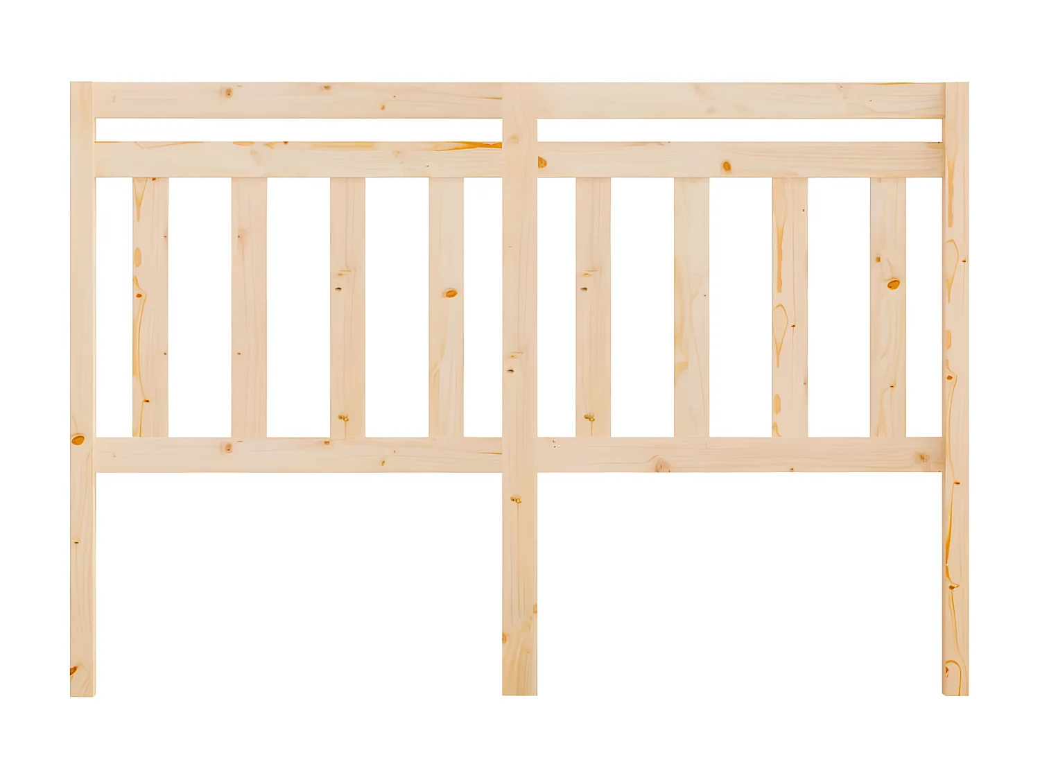 Tête de lit 140x4x100 cm Bois massif de pin POI73659 BonneVie Meuble