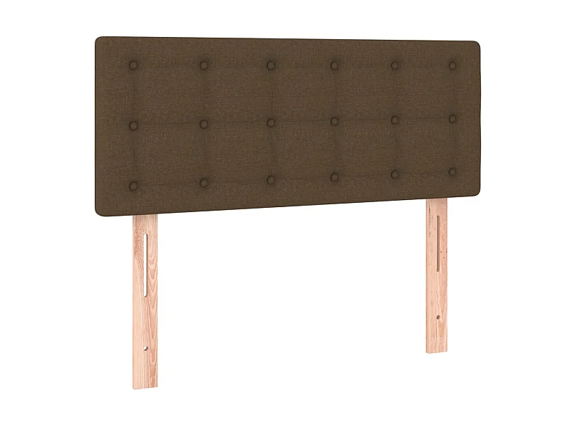 Tête de lit Marron Foncé 100x5x78/88 cm Tissu POI76497 BonneVie Meuble