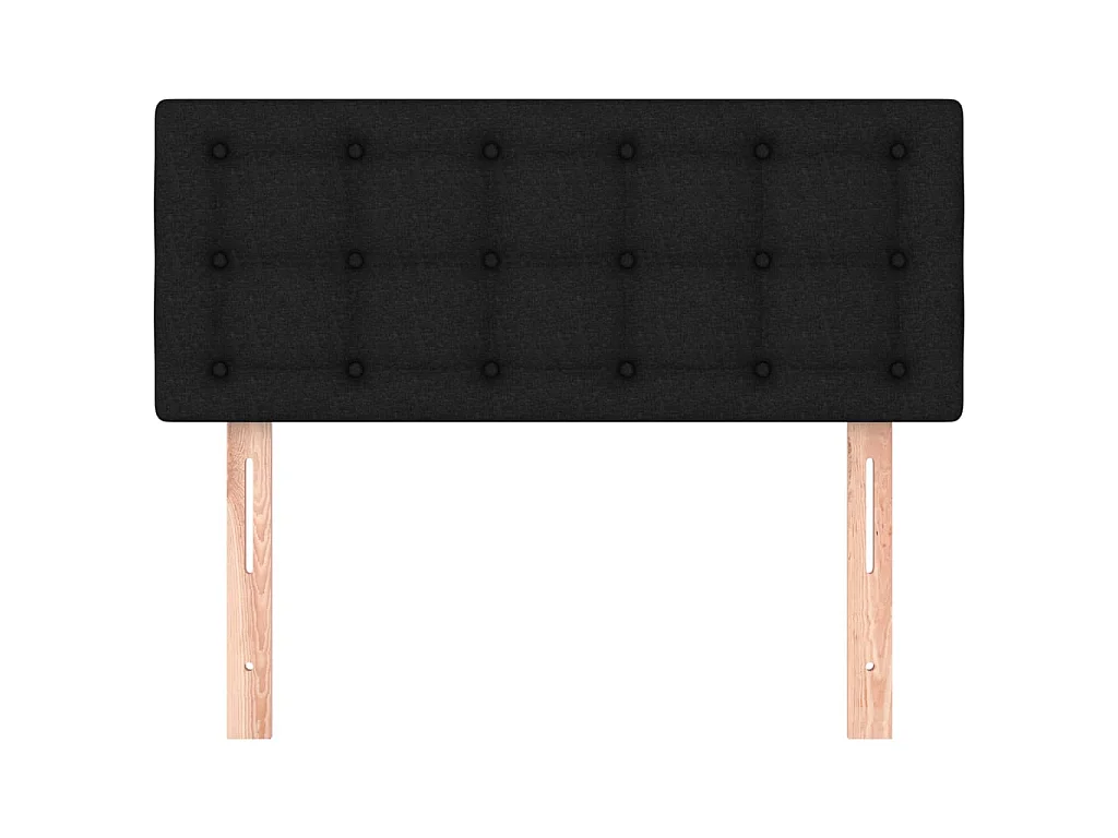 Cabeceira de cama tecido 80x5x78/88 cm preto PT983115