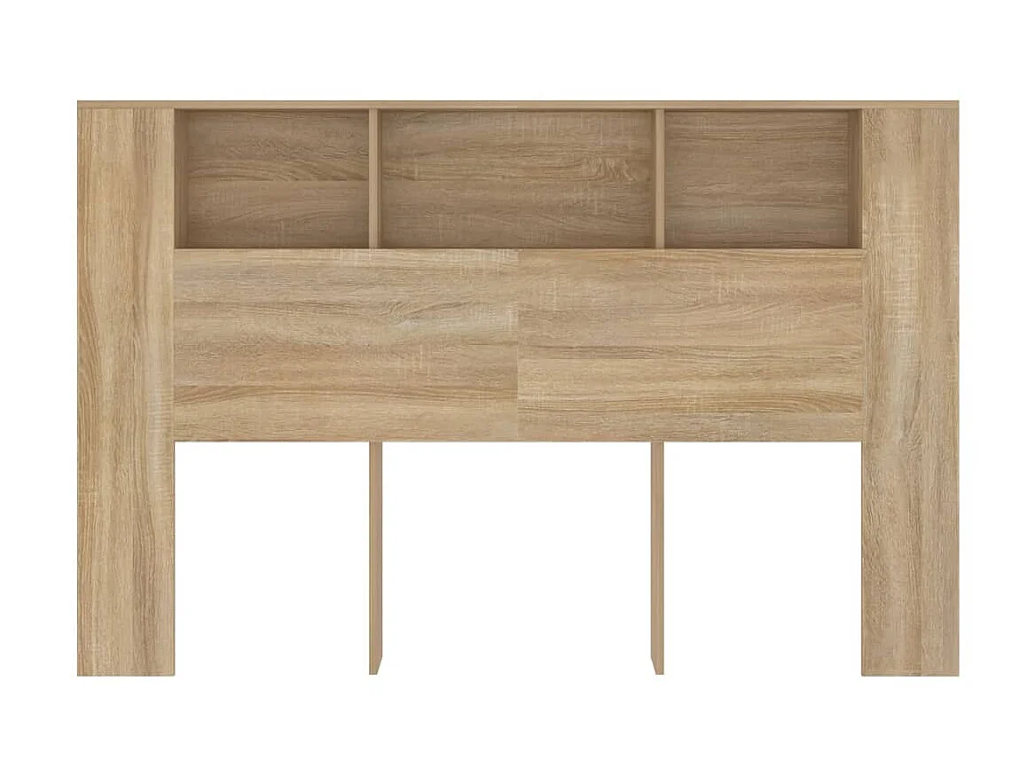 Armoire de tête de lit Chêne sonoma 160x18,5x104,5 cm POI79177 BonneVie Meuble