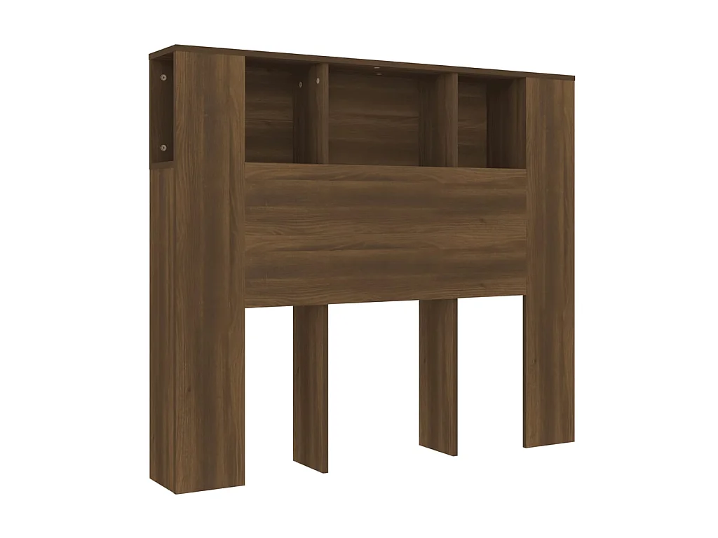 Testiera | Testata del letto con Scomparti Rovere Marrone 120x18,5x102,5 cm