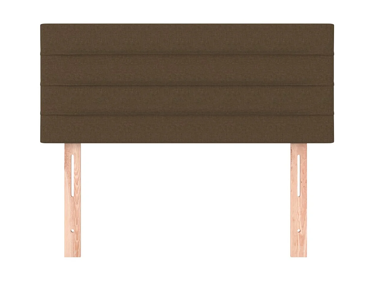 Tête de lit Marron Foncé 80x5x78/88 cm Tissu POI50564 BonneVie Meuble