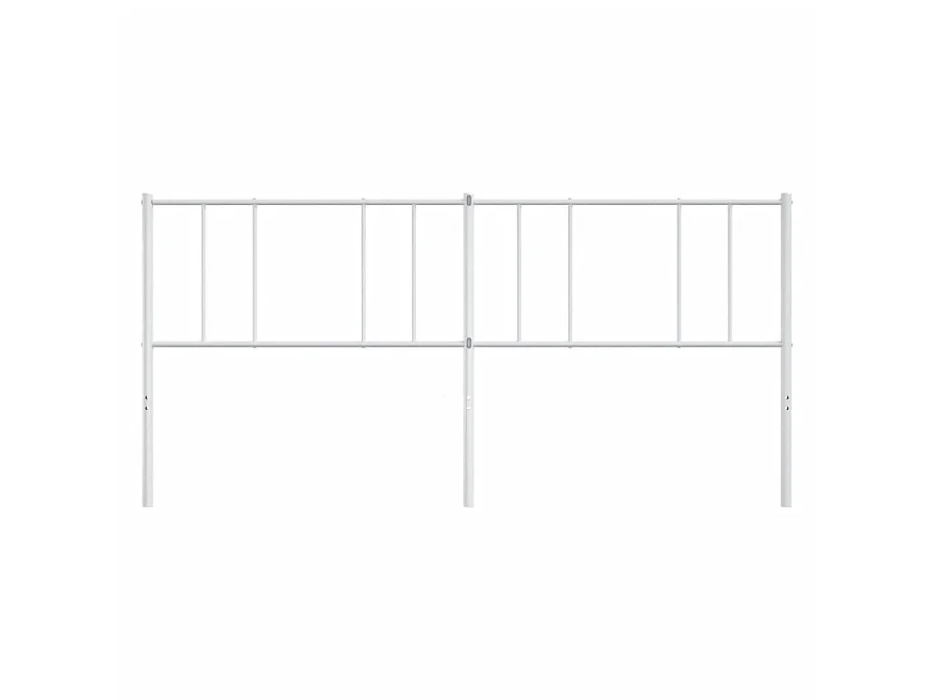 Cabeceira de cama 193 cm metal branco PT164797