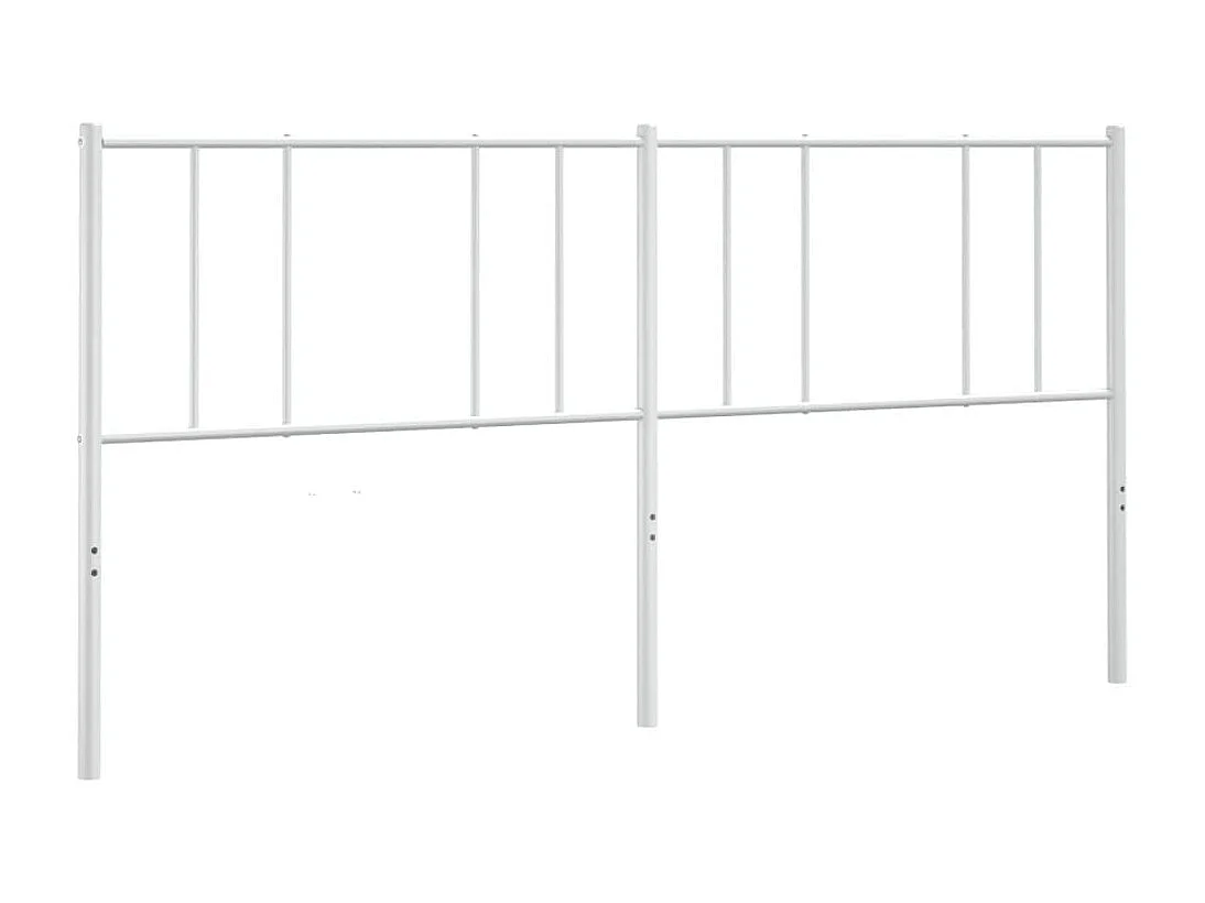 Cabeceira de cama 193 cm metal branco PT164797