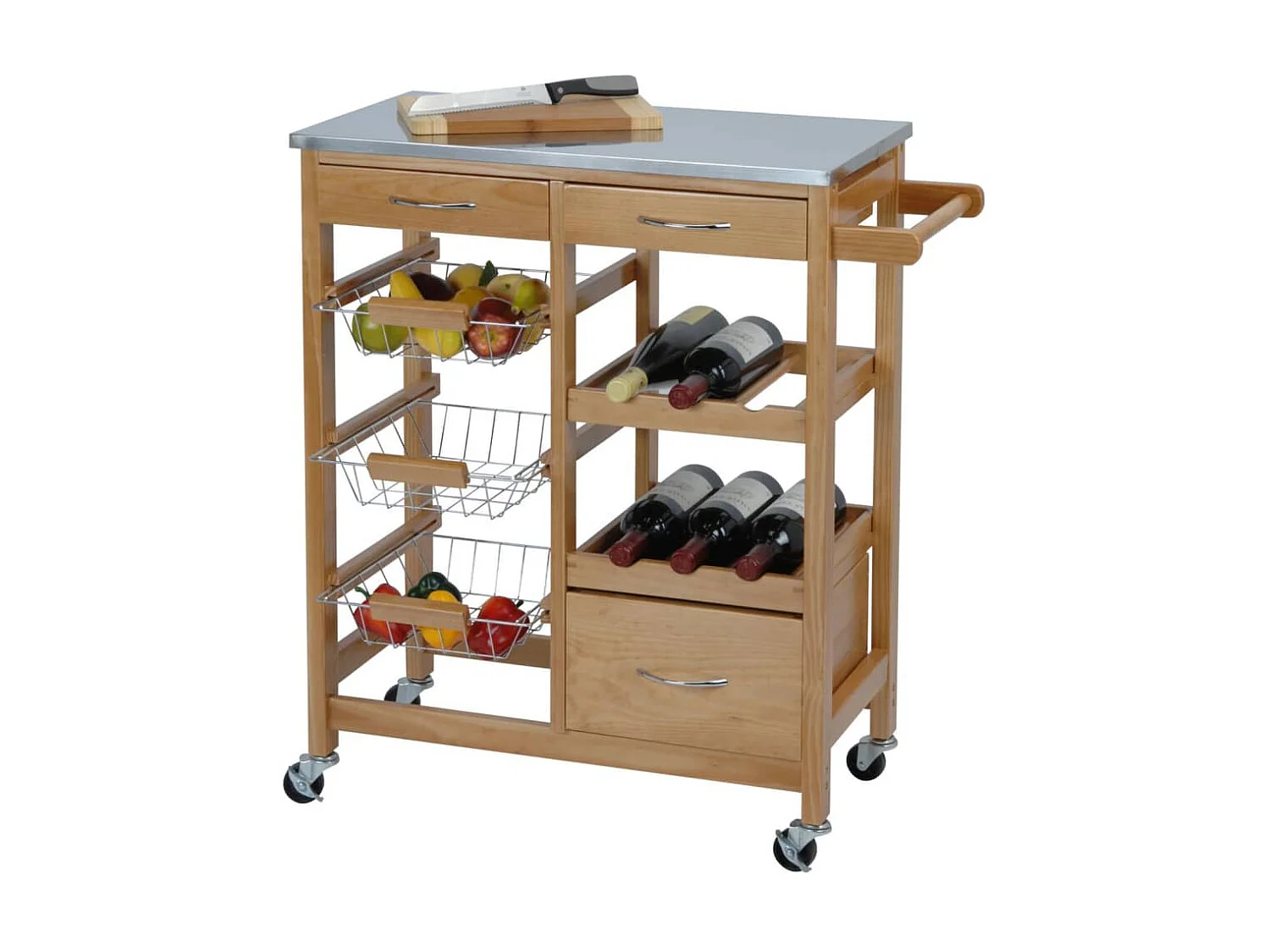 Tête de lit métal noir 75 cm POI95305 BonneVie Meuble