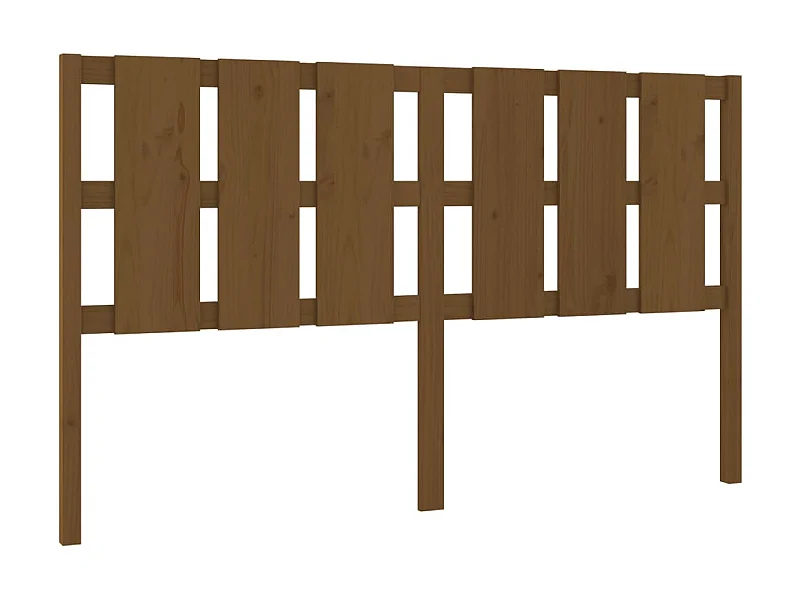 Cabeceira de cama 165,5x4x100 cm pinho maciço castanho mel PT307464