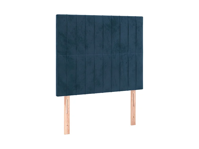 2er-set-Kopfteil,Bettkopfteile Dunkelblau 90x5x78/88 cm Samt -gkd672846