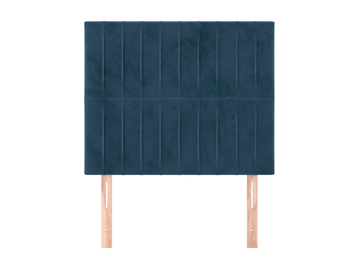 Têtes de lit 2 pcs Bleu foncé 90x5x78/88 cm Velours POI31015 BonneVie Meuble