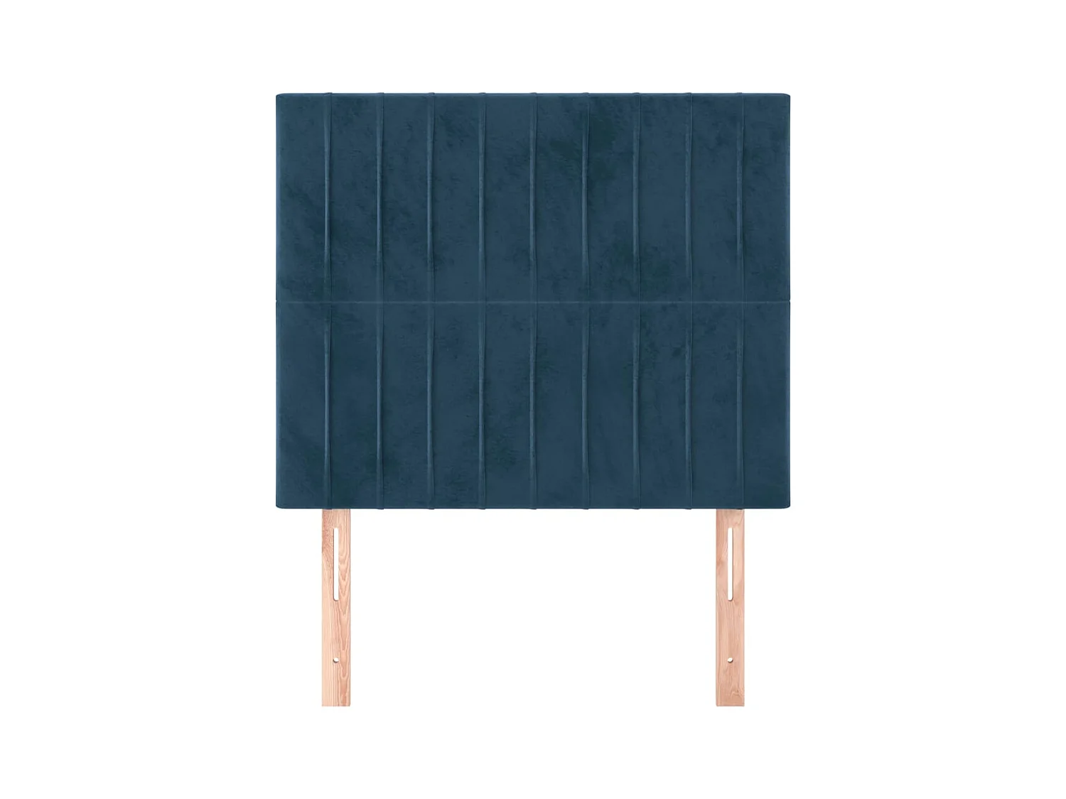2er-set-Kopfteil,Bettkopfteile Dunkelblau 90x5x78/88 cm Samt -gkd672846