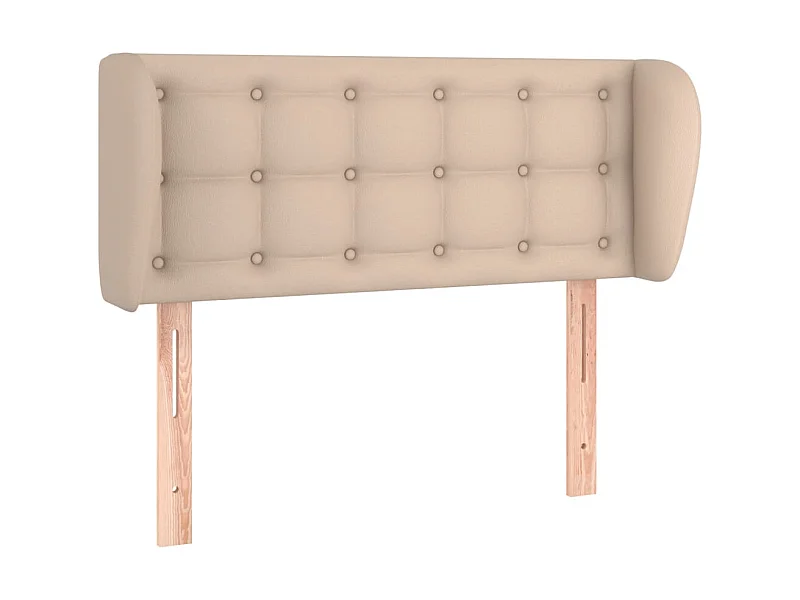 Tête de lit avec oreilles Cappuccino 83x23x78/88 cm Similicuir POI37349 BonneVie Meuble