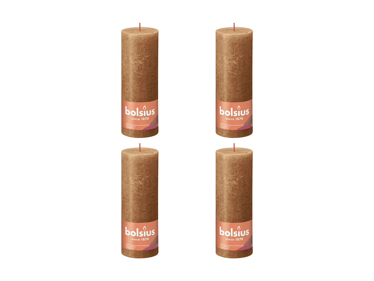 Têtes de lit 4 pcs Marron foncé 72x5x78/88 cm Tissu POI83059 BonneVie Meuble