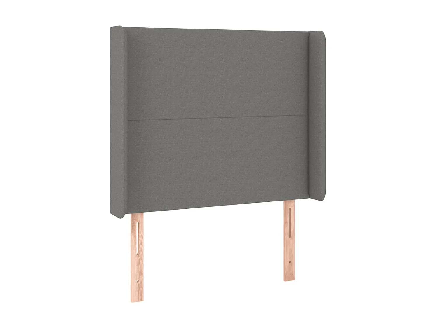 Tête de lit à LED Gris foncé 83x16x118/128 cm Tissu POI81861 BonneVie Meuble