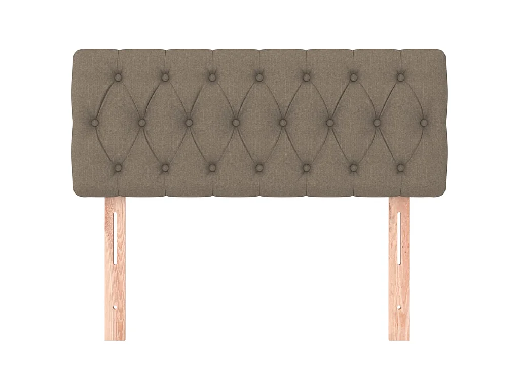Tête de lit Taupe 90x7x78/88 cm Tissu POI68042 BonneVie Meuble