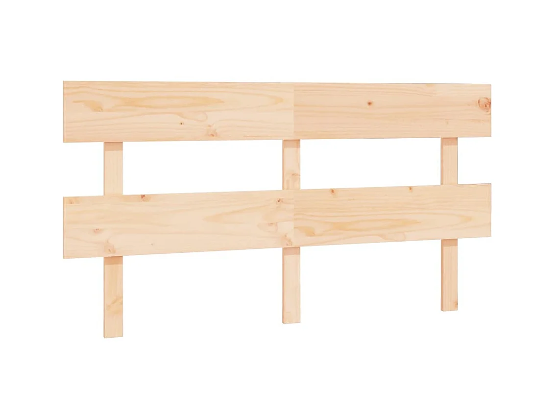 Tête de lit 154x3x81 cm Bois massif de pin POI10450 BonneVie Meuble