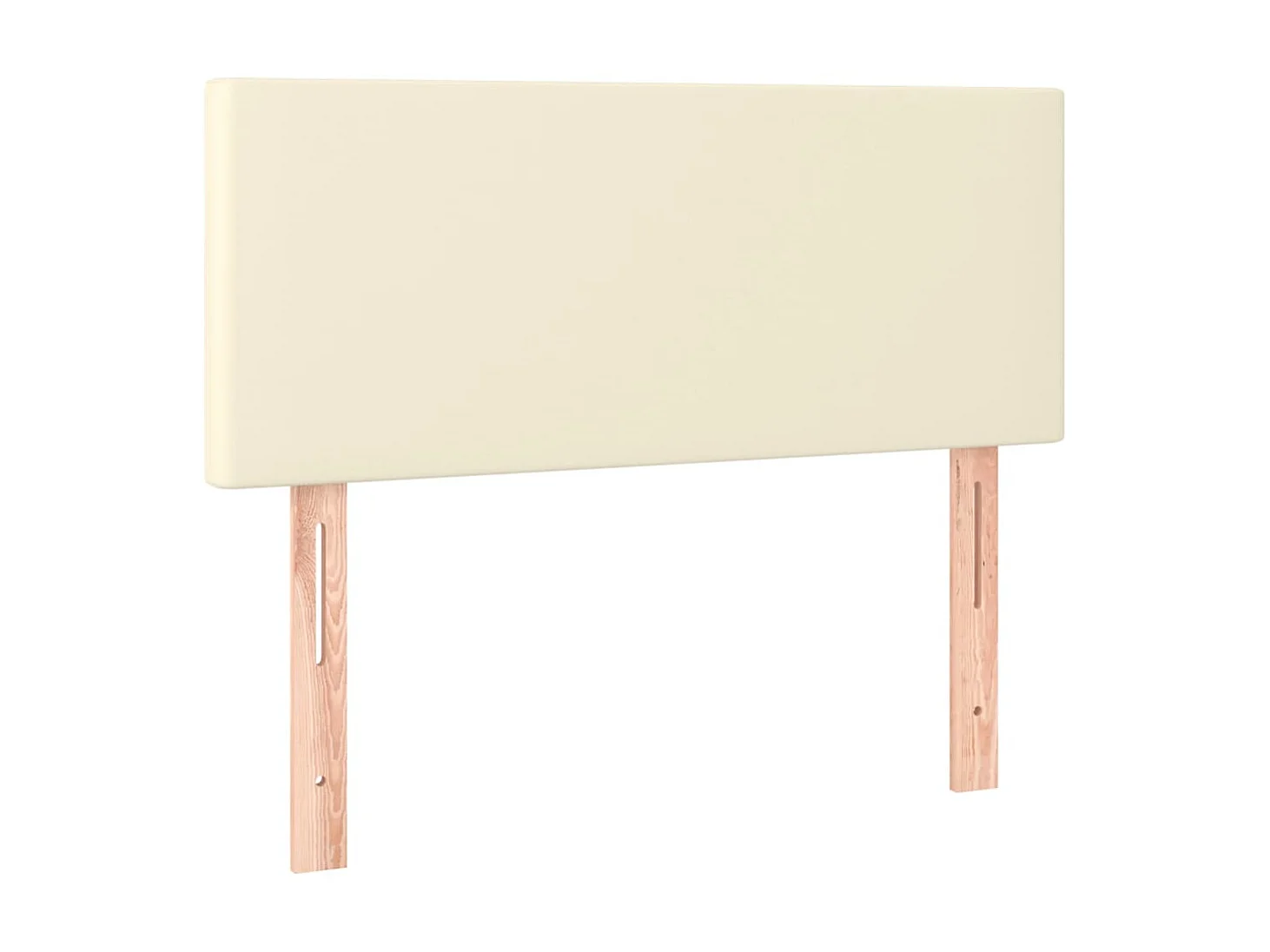 Tête de lit Crème 90x5x78/88 cm Similicuir POI77736 BonneVie Meuble