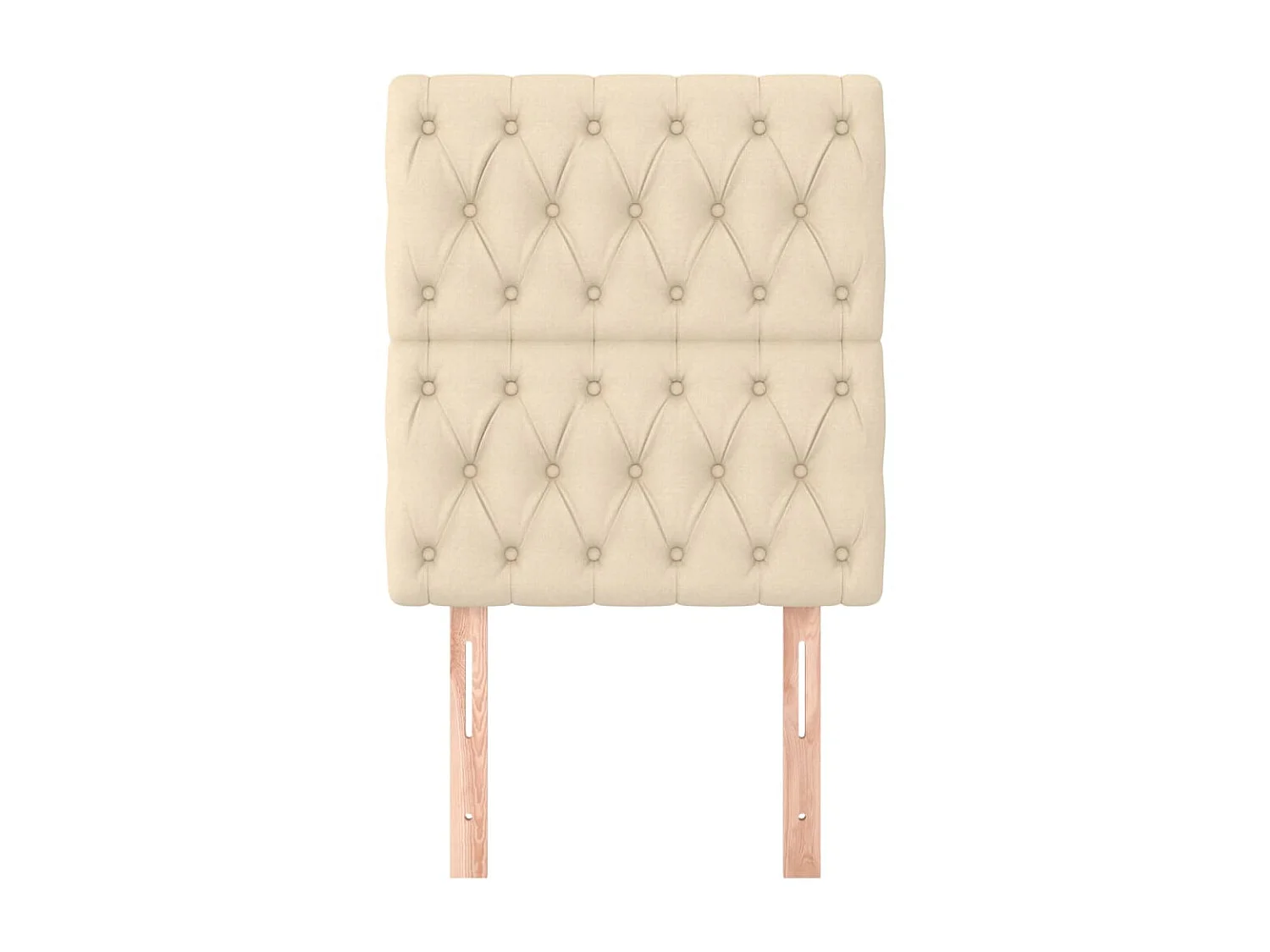 Cabeceros 2 unidades tela color crema 80x7x78/88 cm ES19158