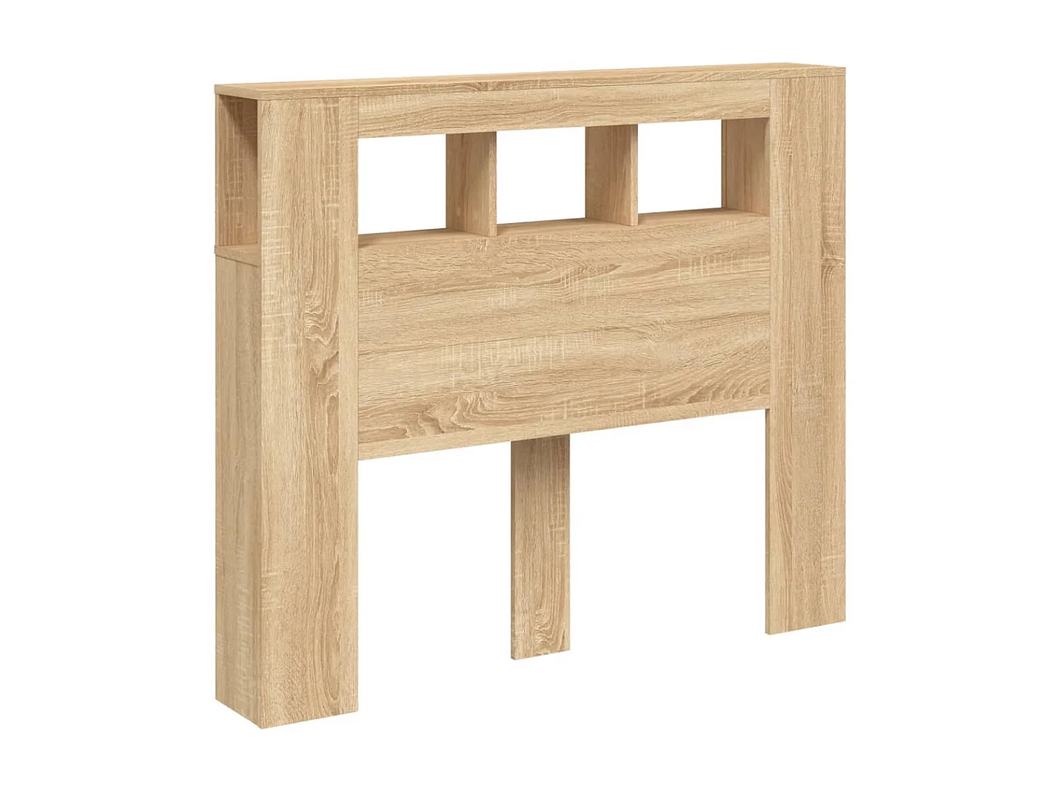 Testiera | Testata del letto LED Rovere Sonoma 120x18,5x103,5 cm Legno Multistrato