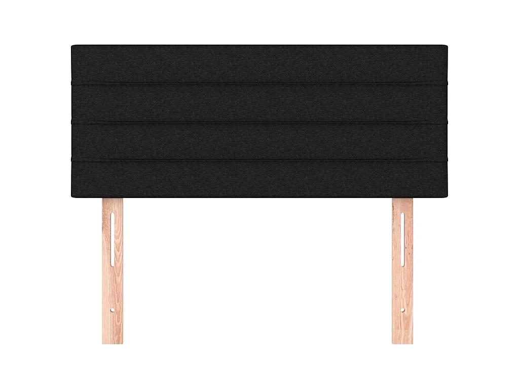 Tête de lit Noir 80x5x78/88 cm Tissu POI90769 BonneVie Meuble