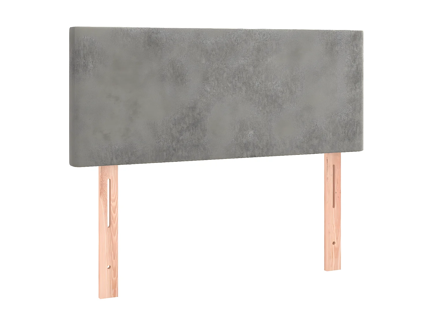 Tête de lit à LED Gris clair 80x5x78,88 cm Velours LWE29897 BonneVie Meuble