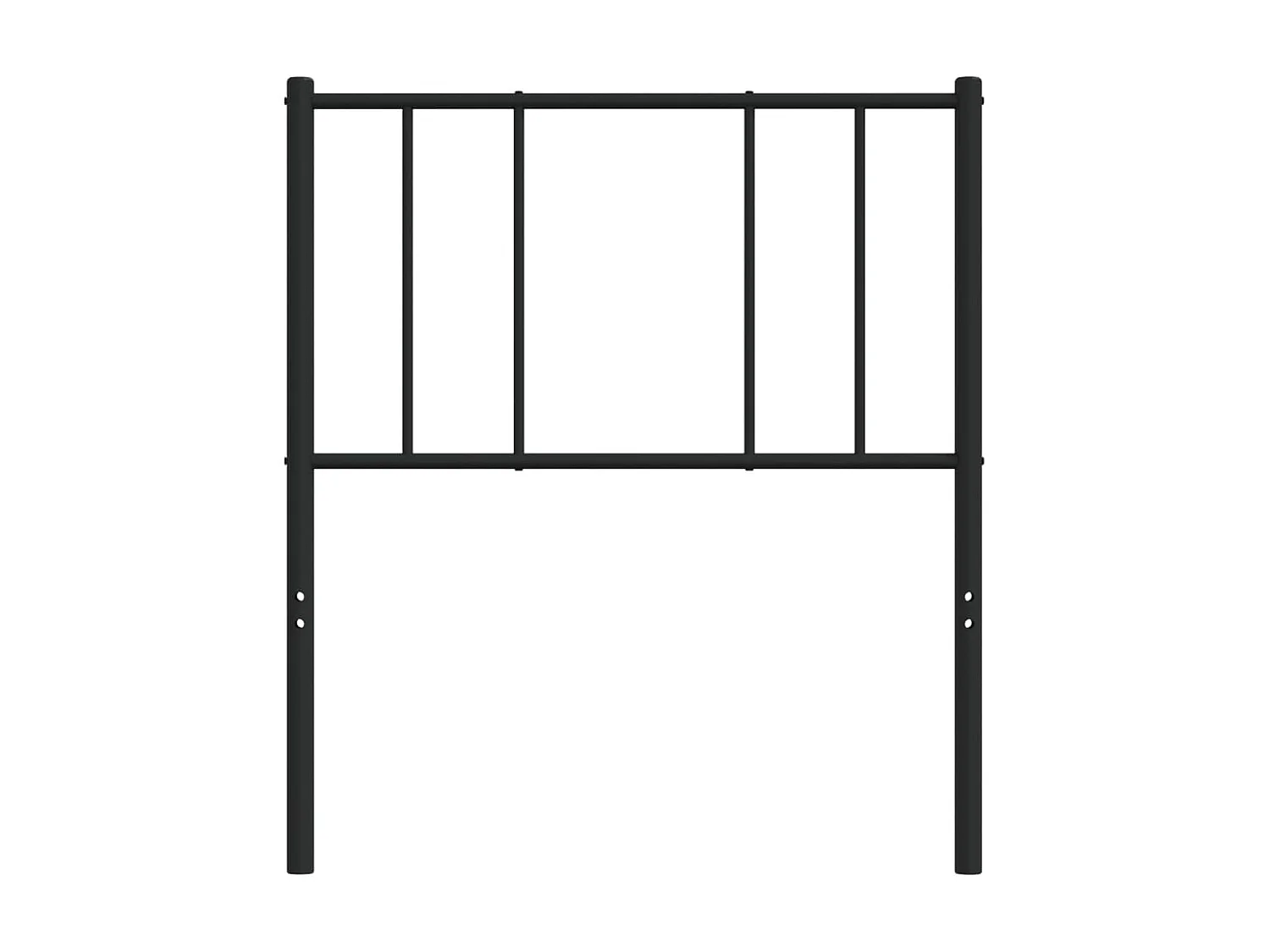 Tête de lit métal noir 90 cm POI94723 BonneVie Meuble