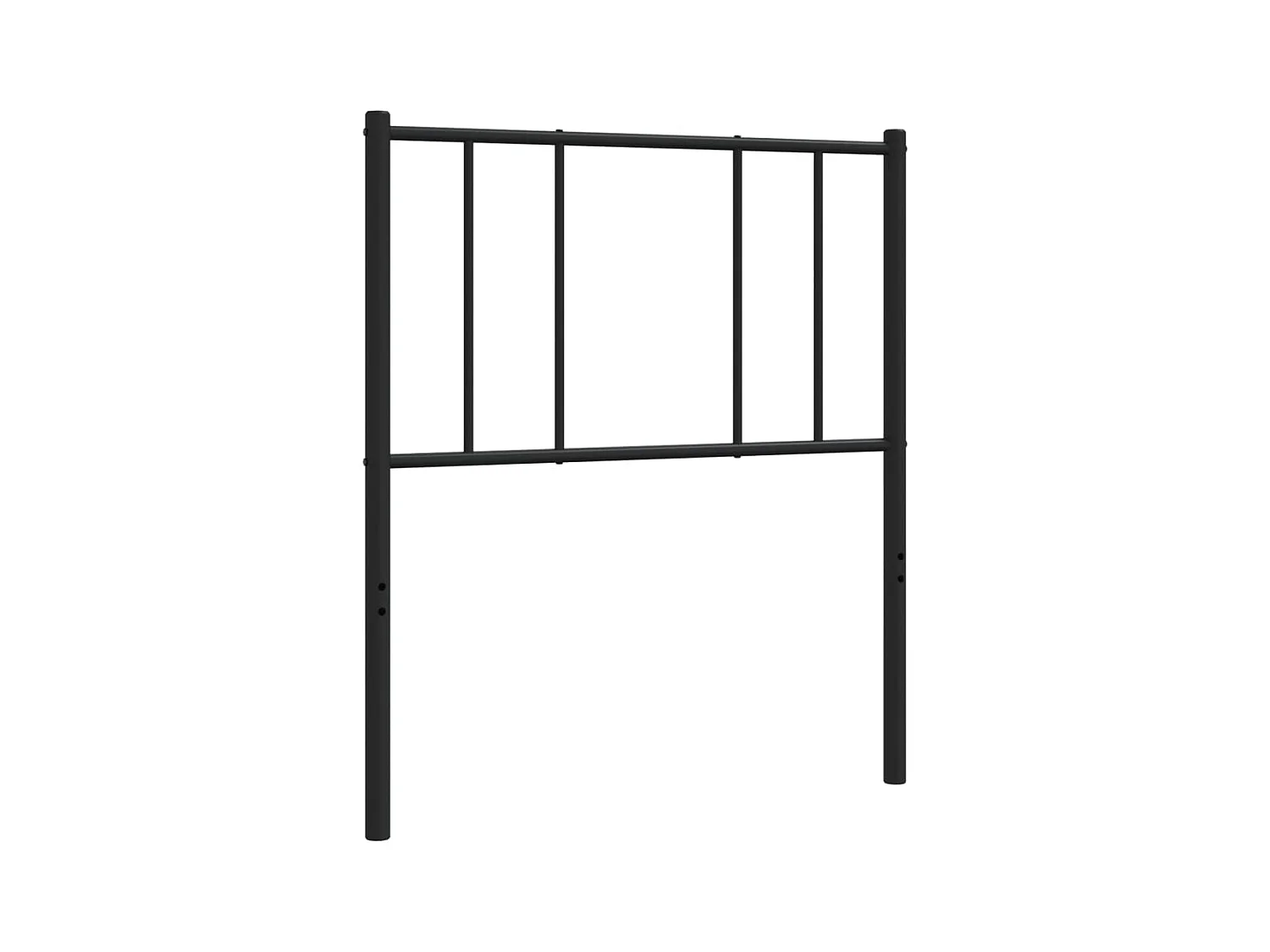 Tête de lit métal noir 90 cm POI94723 BonneVie Meuble