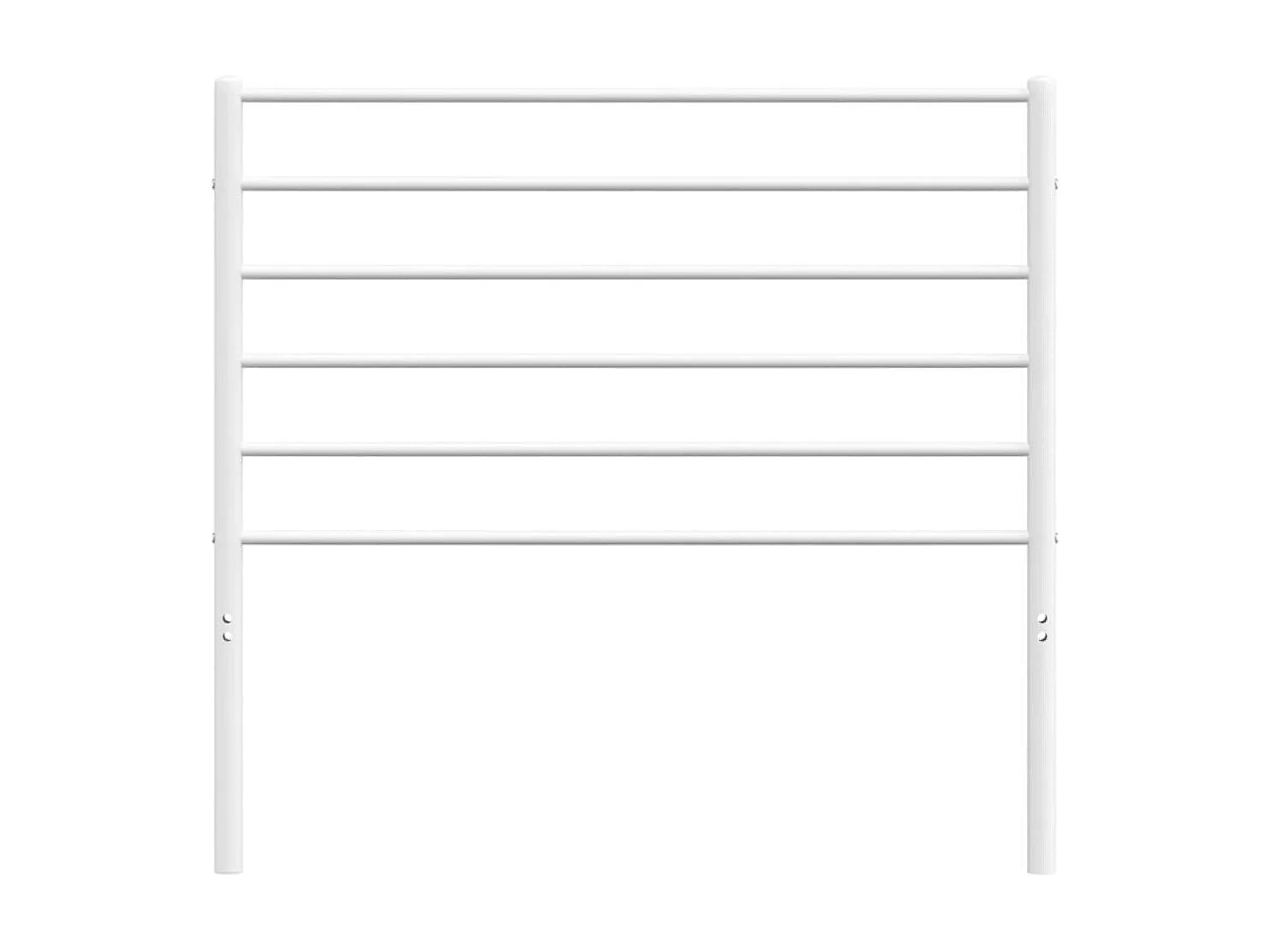 Tête de lit métal blanc 100 cm POI34368 BonneVie Meuble