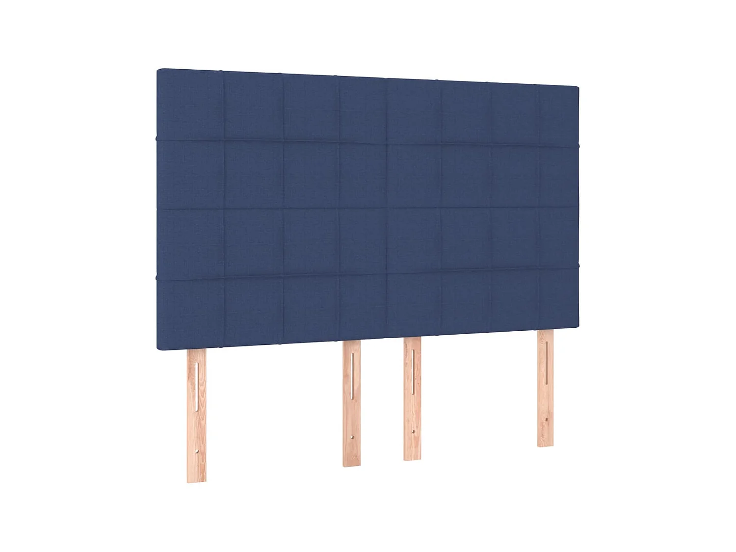 Testiere | Testate del letto 4 pz Blu 72x5x78/88 cm in Tessuto