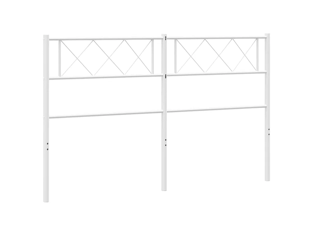 Cabeceira de cama 120 cm metal branco PT206934