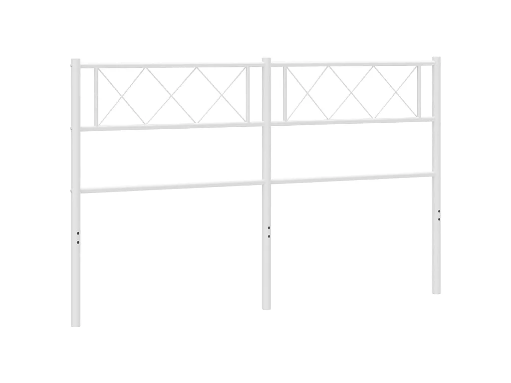 Testiera | Testata del letto in Metallo Bianco 120 cm