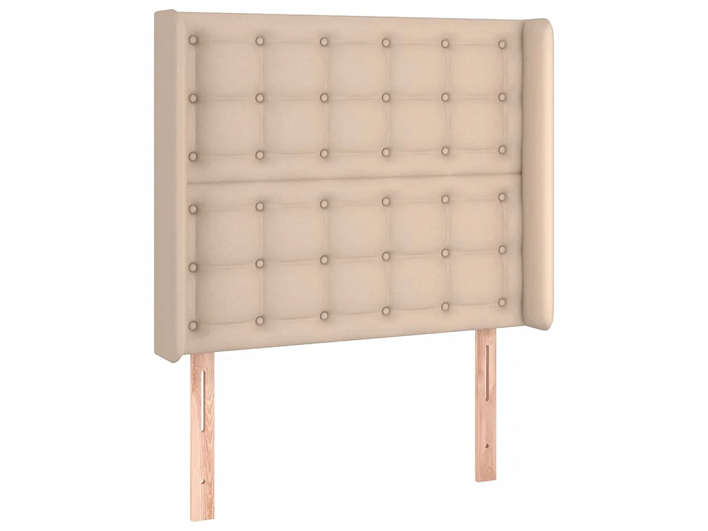 Tête de lit à LED Cappuccino 83x16x118/128 cm Similicuir POI86611 BonneVie Meuble