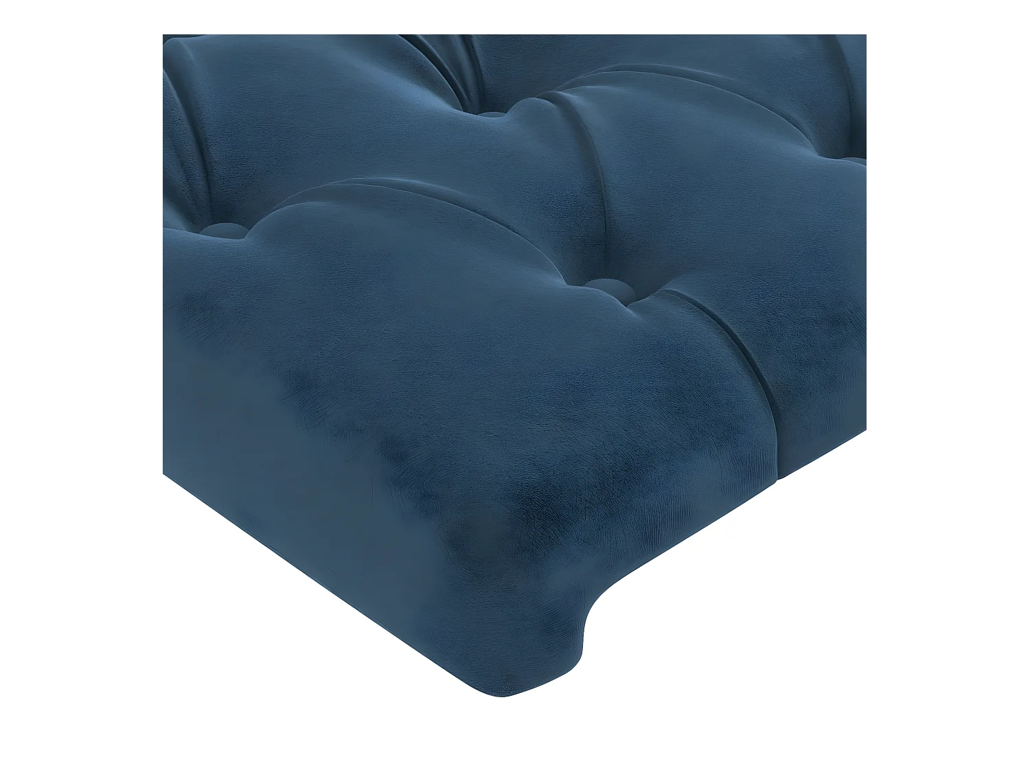 2er-set-Kopfteil,Bettkopfteile Dunkelblau 100x7x78/88 cm Samt -gkd231863