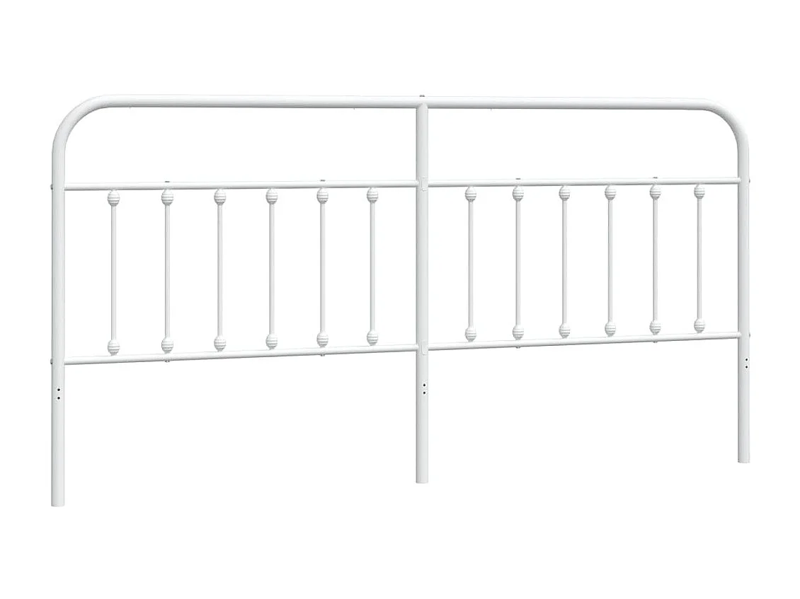 Cabeceira de cama 193 cm metal branco PT671776