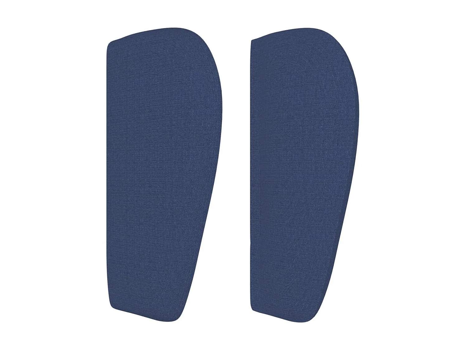 Kopfteil,Bettkopfteil mit Ohren Blau 147x23x78/88 cm Stoff -gkd380885