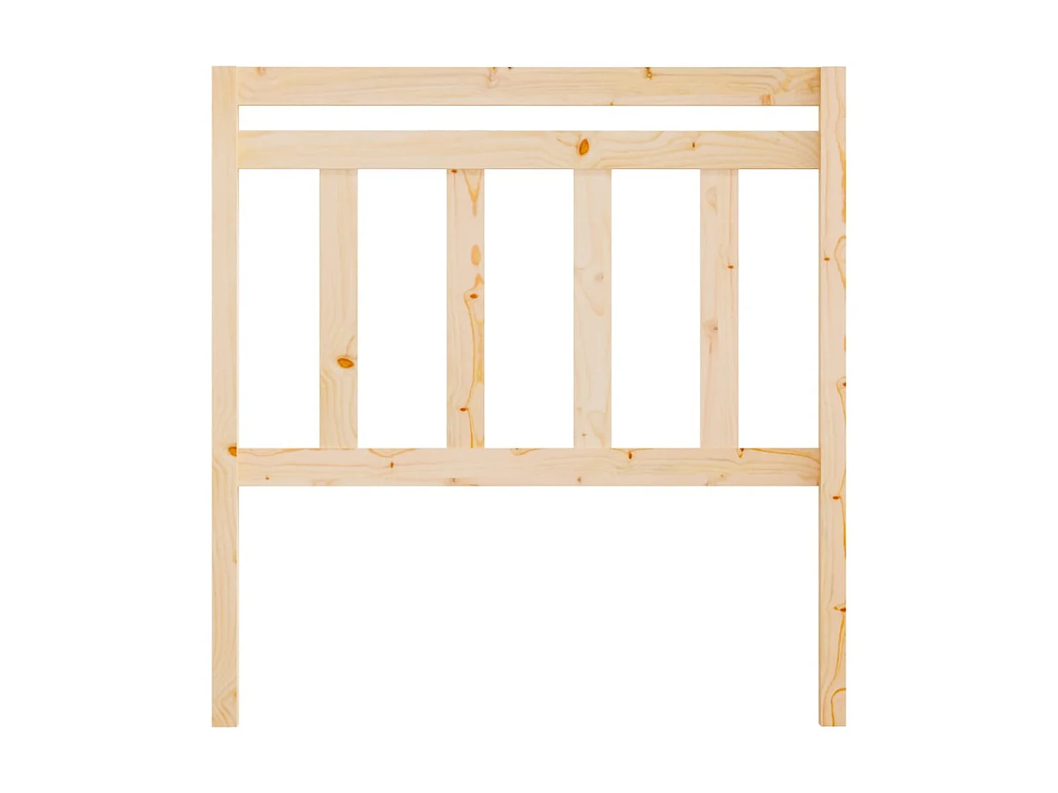 Tête de lit 106x4x100 cm Bois massif de pin POI26232 BonneVie Meuble