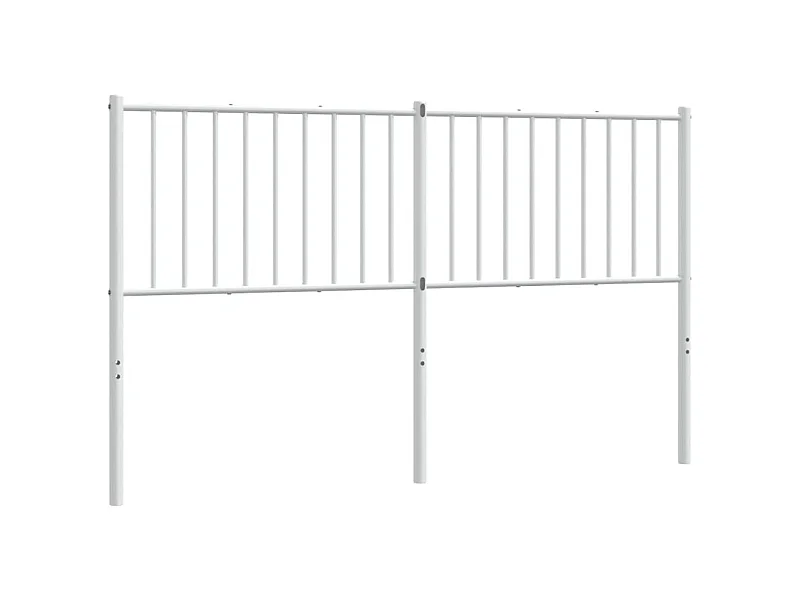 Hoofdbord 150 cm metaal wit NL700807