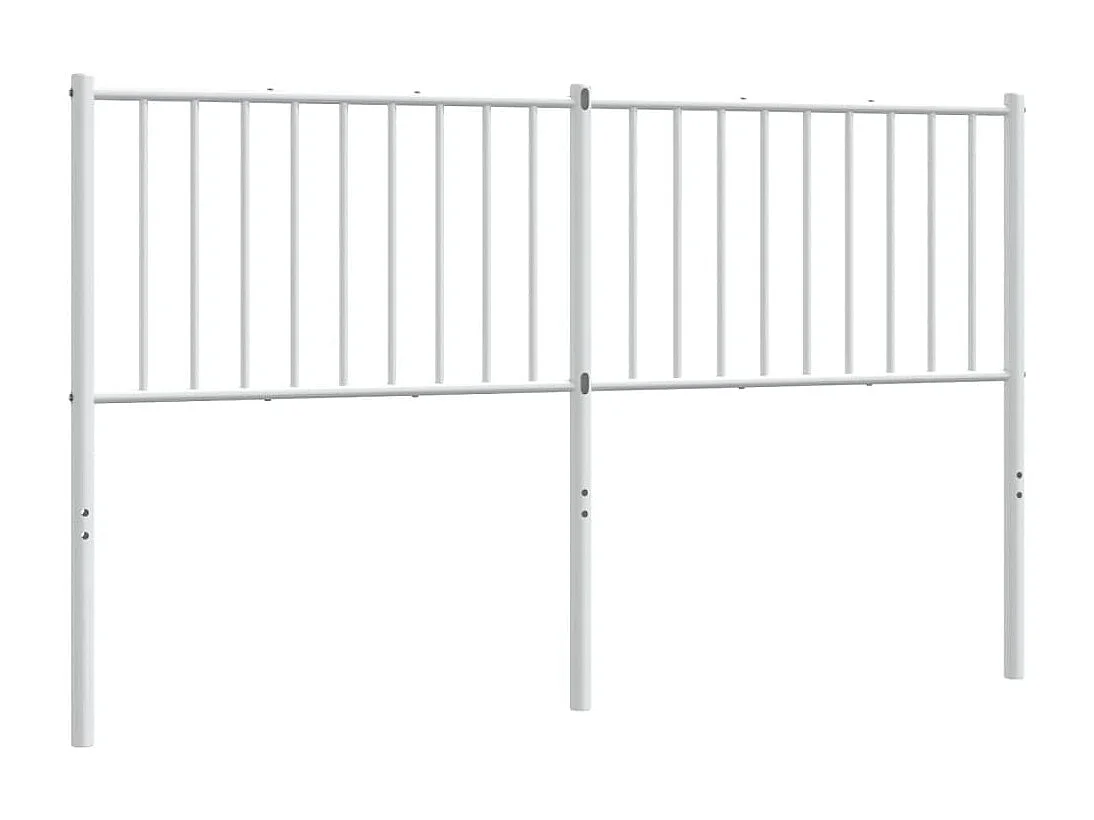 Hoofdbord 150 cm metaal wit NL700807