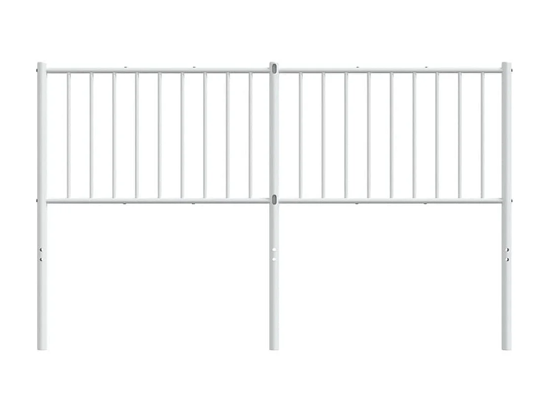 Hoofdbord 150 cm metaal wit NL700807