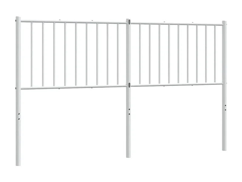 Testiera | Testata del letto in Metallo Bianco 150 cm