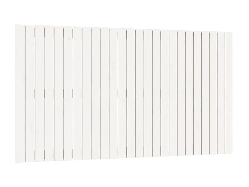 Wandhoofdbord 159,5x3x90 cm massief grenenhout wit NL665381