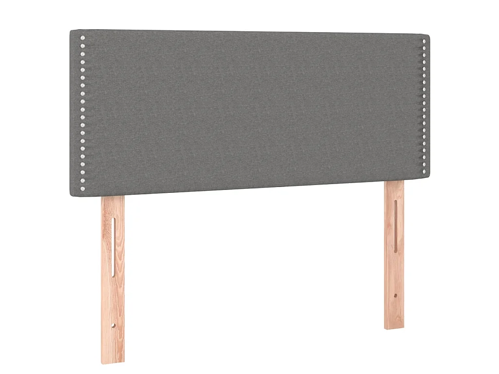 Cabecero de tela gris oscuro 80x5x78/88 cm ES35051